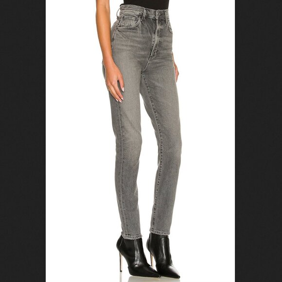 $167 Agolde Pinch Waist Skinny Jeans in Interlude Size 24 - Picture 2 of 4